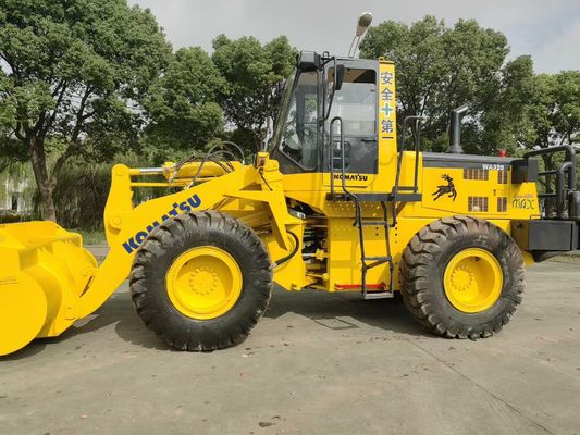 Orijinal Japonya Kullanılmış Tekerlekli Yükleyici Komatsu WA320-3 Kullanılmış Ön Yükleyici