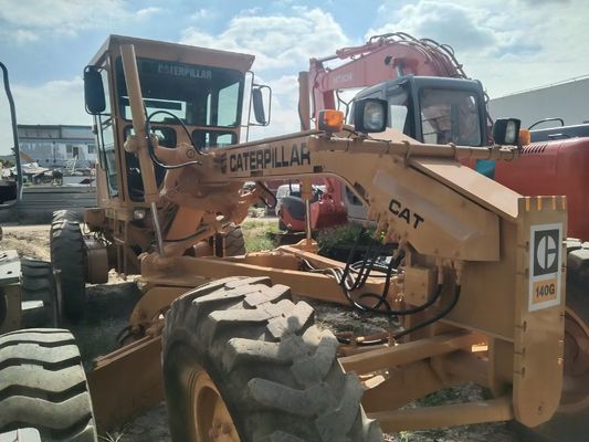 CAT 140G Kullanılmış motor sınıflandırıcı Sabit çalışma 140H Kullanılmış tırtıl sınıflandırıcı