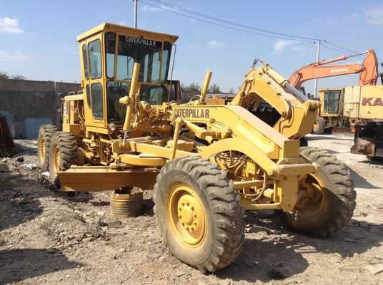Ağır Güçlü 12G Kullanılmış Caterpillar Motor Grader Gürültü azaltma İşlem kolaylığı