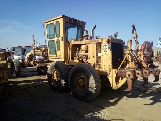 Ağır Güçlü 12G Kullanılmış Caterpillar Motor Grader Gürültü azaltma İşlem kolaylığı