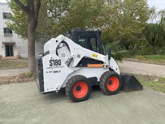S180 Bobcat Skid Steer Loader Orijinal Renk İkinci El Düşük Bakım