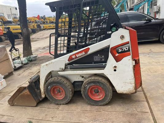 Orijinal Renk Kullanılmış Bodcat S70 Kaydırma Yönlendirme Yükleyici Yakıt Verimliliği Istikrarlı Çalışma