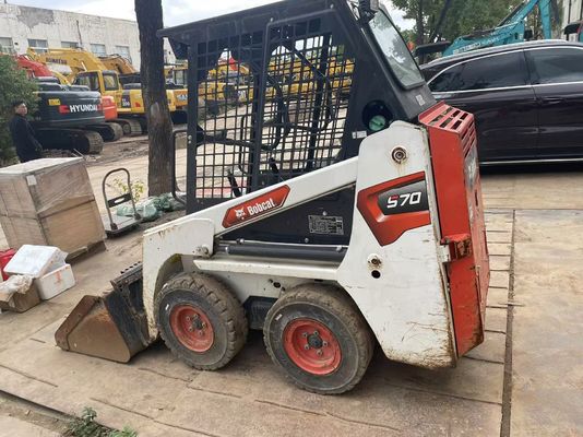 Orijinal Renk Kullanılmış Bodcat S70 Kaydırma Yönlendirme Yükleyici Yakıt Verimliliği Istikrarlı Çalışma