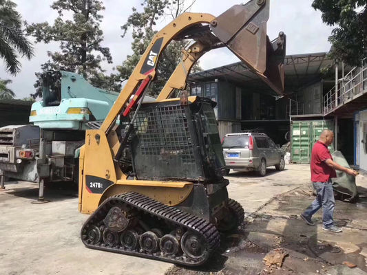 CAT 247B2 İkinci el kaydırma yönlendirme yükleyicileri uzun ömürlü CAT kaydırma yönlendirme yükleyicileri
