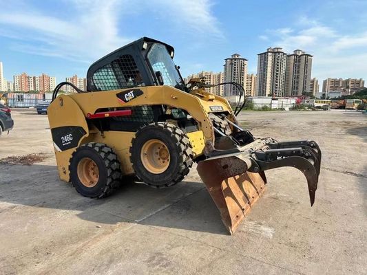 CAT 246C Orijinal Renk Kullanılmış Kaydırma Yönlendirici Güvenlik ve Doğruluk İyi Durumda