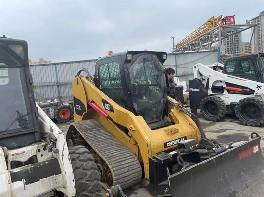Güçlü 277C Kullanılmış Caterpillar Skid Steer Yakıt verimliliği iyi durumda