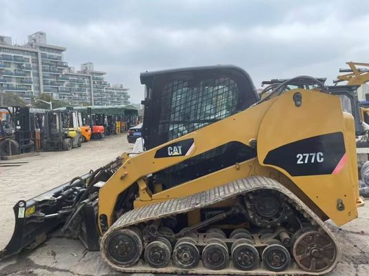 Güçlü 277C Kullanılmış Caterpillar Skid Steer Yakıt verimliliği iyi durumda