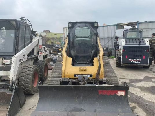 Güçlü 277C Kullanılmış Caterpillar Skid Steer Yakıt verimliliği iyi durumda
