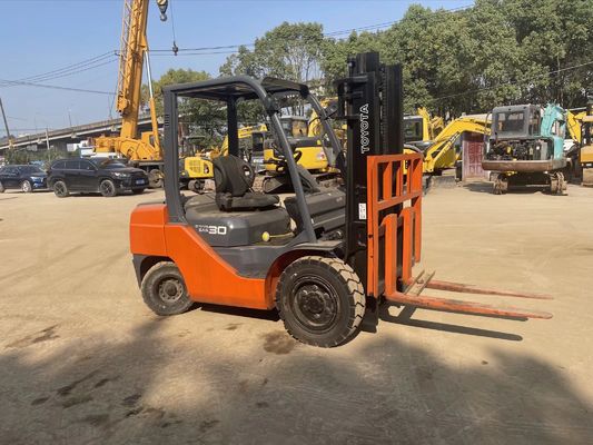 5 tonluk Toyota 7FD50 Kullanılmış Çatal Kamyon Uygulanabilir Kullanılmış Çatal Kamyonlar