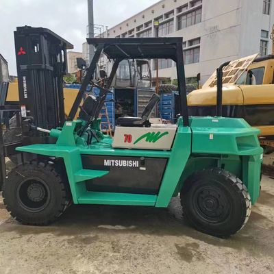 7 Ton Mitsubishi FD70 Kullanılmış Çatal Kamyon Orijinal Japonya İkinci El Çatal Kamyon