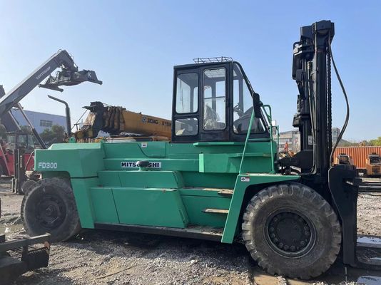 Mitsubishi F300 Kullanılmış Forklift Kamyonu İkinci El 30 Tonluk Forklift Yüksek Kapasite