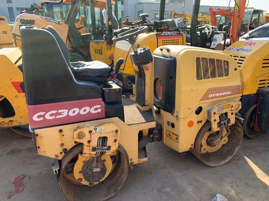Kullanılmış CC300G Dynapac Çift Davullu Roller İyi Durum Sabit İşlem