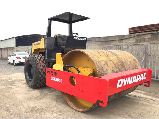 CA251D titreşimli pürüzsüz davul güçlü güçlü kullanılan Dynapac Roller