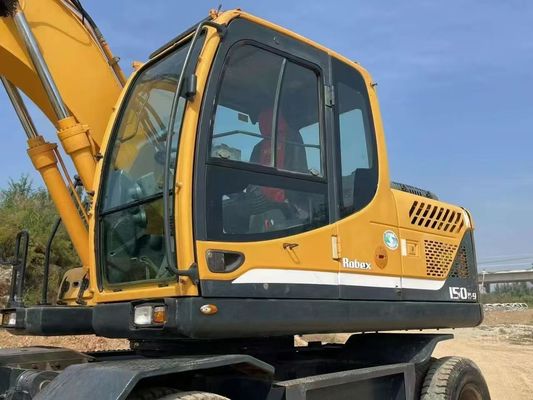 Hyundai R150W-9 Kullanılmış Tekerlekli Kazıcı 2015 İnşaat için Yüksek Hassasiyet