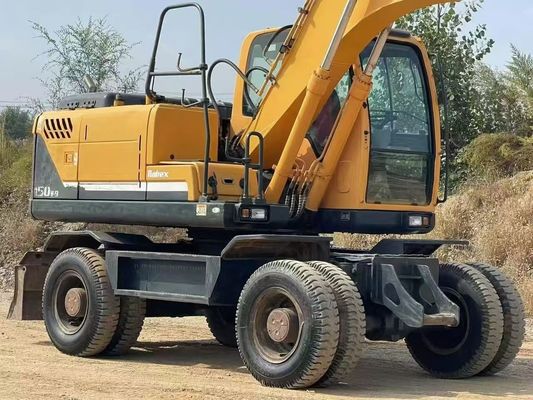 Hyundai R150W-9 Kullanılmış Tekerlekli Kazıcı 2015 İnşaat için Yüksek Hassasiyet