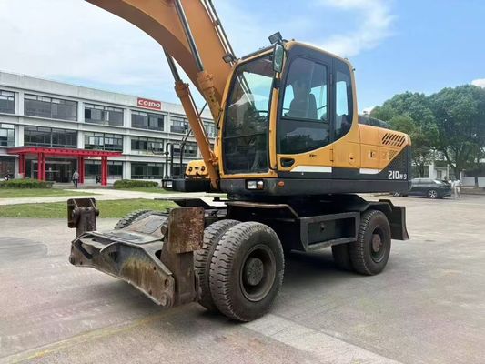 Kullanılmış Hyundai R210W-9 Tekerlekli Ekskavatör Harika durumda/Satış için Kullanılmış Tekerlekli Ekskavatör
