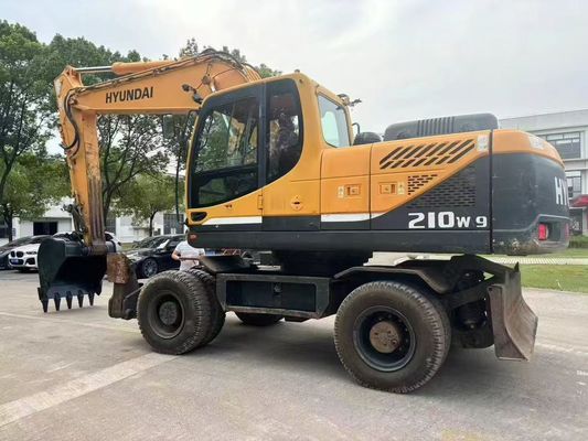 Kullanılmış Hyundai R210W-9 Tekerlekli Ekskavatör Harika durumda/Satış için Kullanılmış Tekerlekli Ekskavatör