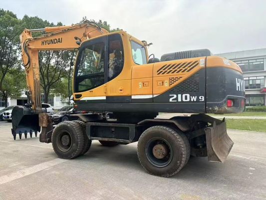 Kullanılmış Hyundai R210W-9 Tekerlekli Ekskavatör Harika durumda/Satış için Kullanılmış Tekerlekli Ekskavatör