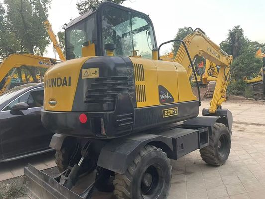 Kullanılmış R60W-7 Mini Hyundai Tekerlekli Ekskavatör