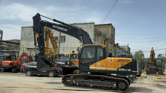 2021 Yılı Kullanılmış Hyundai R220LC-9S Ekskavatörü Mükemmel Durumda/Satış İçin Kullanılmış Hyundai Crawler Ekskavatörü