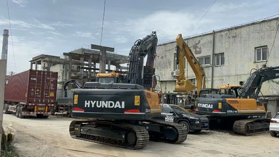2021 Yılı Kullanılmış Hyundai R220LC-9S Ekskavatörü Mükemmel Durumda/Satış İçin Kullanılmış Hyundai Crawler Ekskavatörü