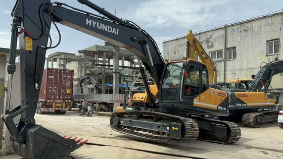 2021 Yılı Kullanılmış Hyundai R220LC-9S Ekskavatörü Mükemmel Durumda/Satış İçin Kullanılmış Hyundai Crawler Ekskavatörü