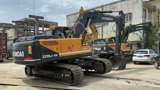 2021 Yılı Kullanılmış Hyundai R220LC-9S Ekskavatörü Mükemmel Durumda/Satış İçin Kullanılmış Hyundai Crawler Ekskavatörü