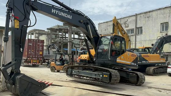 2021 Yılı Kullanılmış Hyundai R220LC-9S Ekskavatörü Mükemmel Durumda/Satış İçin Kullanılmış Hyundai Crawler Ekskavatörü