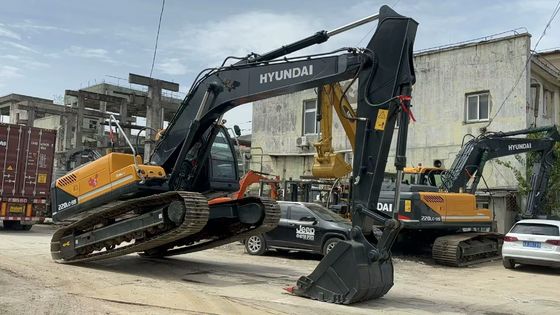 2021 Yılı Kullanılmış Hyundai R220LC-9S Ekskavatörü Mükemmel Durumda/Satış İçin Kullanılmış Hyundai Crawler Ekskavatörü