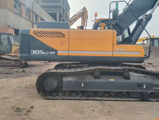 R305LC-9T Kullanılmış Ekskavator Kullanılmış Hyundai Excavator İnşaat Alanı için
