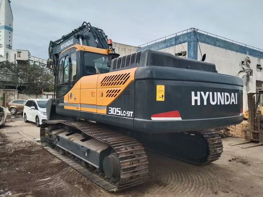 R305LC-9T Kullanılmış Ekskavator Kullanılmış Hyundai Excavator İnşaat Alanı için