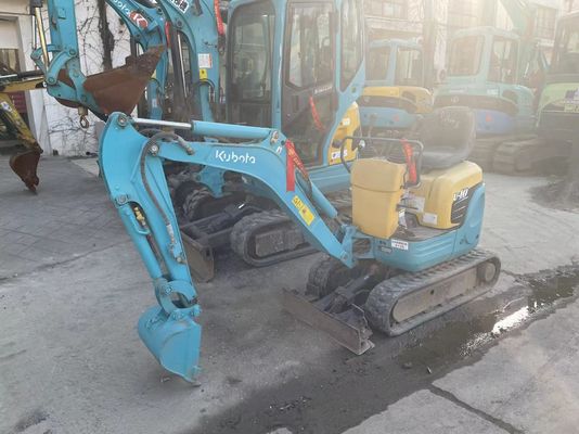 Kubota U10-3 Mini Kullanılmış Ekskavatör İçeride Çalışan İkinci El Ekskavatör Makinesi