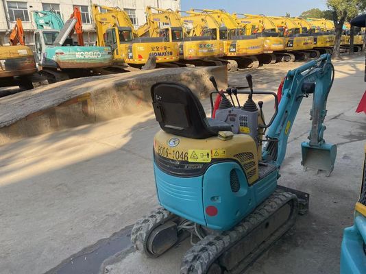 Kubota U10-3 Mini Kullanılmış Ekskavatör İçeride Çalışan İkinci El Ekskavatör Makinesi