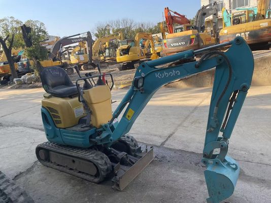 Kubota U10-3 Mini Kullanılmış Ekskavatör İçeride Çalışan İkinci El Ekskavatör Makinesi