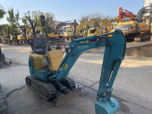 Kubota U10-3 Mini Kullanılmış Ekskavatör İçeride Çalışan İkinci El Ekskavatör Makinesi