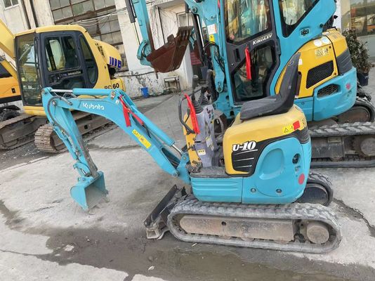 Kubota U10-3 Mini Kullanılmış Ekskavatör İçeride Çalışan İkinci El Ekskavatör Makinesi