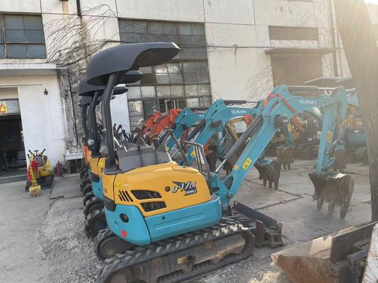 Orijinal Renk Kullanılan Kobelco Kazı Makinesi U17 İçeride Çalışmak İçin Yüksek Verimlilik