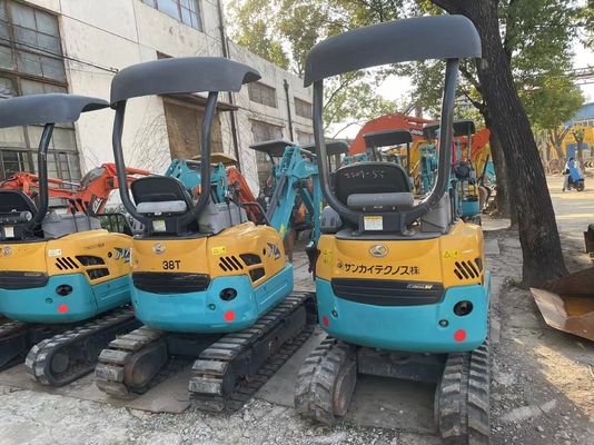 Orijinal Renk Kullanılan Kobelco Kazı Makinesi U17 İçeride Çalışmak İçin Yüksek Verimlilik