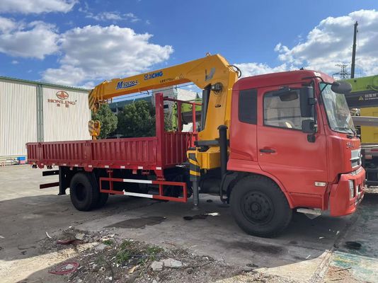 8 tonluk XCMG SQS200-4 Kamyon DongFeng Kamyonu ile monte edilmiş kullanılmış vinç 2019 yılı