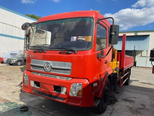 8 tonluk XCMG SQS200-4 Kamyon DongFeng Kamyonu ile monte edilmiş kullanılmış vinç 2019 yılı