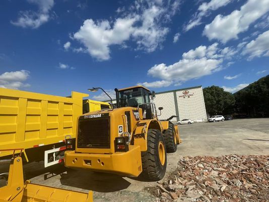 CAT 950H Kullanılmış Tekerlekli Yükleyici Yapı Alanı Afrika'da Kullanılan Ön Yükleyici
