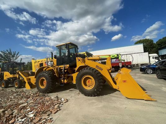CAT 950H Kullanılmış Tekerlekli Yükleyici Yapı Alanı Afrika'da Kullanılan Ön Yükleyici