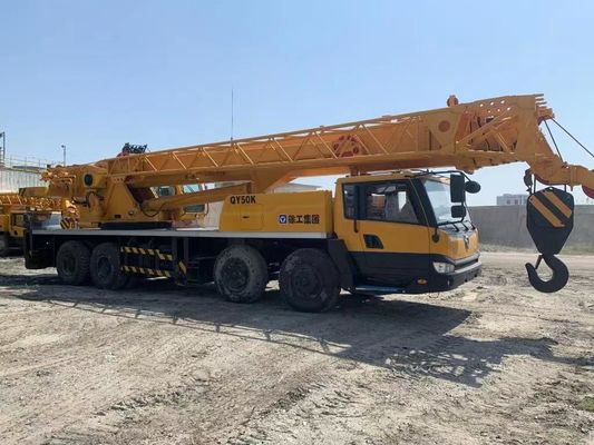 XCMG QY50K-II 50 ton kullanılmış kamyon vinç yüksek kapasiteli kullanılmış yük kamyonları