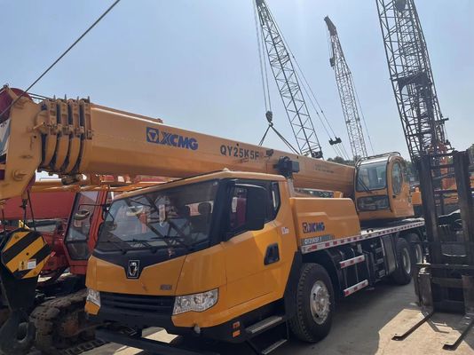2021 Yılı Kullanılmış Kamyon vinci XCMG QY25K5F Güvenlik Operasyonu 25 Tonlu Mobil Vinç