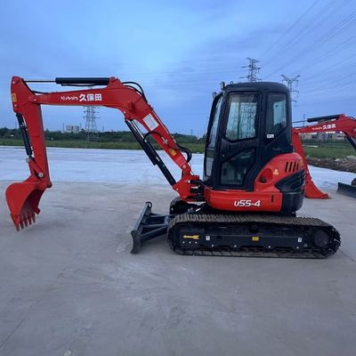 Japonya orijinal Kullanılmış Kubota U55-4 Mini Ekskavatörü Satılık/Kullanılmış Kubota Mini Ekskavatörü Satılık