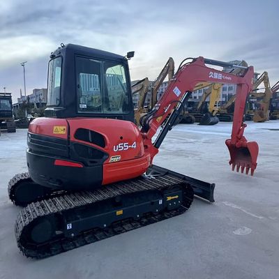 Japonya orijinal Kullanılmış Kubota U55-4 Mini Ekskavatörü Satılık/Kullanılmış Kubota Mini Ekskavatörü Satılık