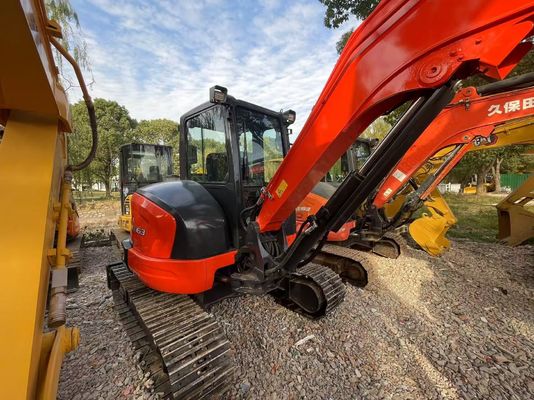Renk değiştirin Kullanılmış Kubota KX163-5 Mini Crawler Kazı makinesi Mükemmel durumda/ EPA Motoru ve Salıncak Kollu Kubota Kazı makinesi