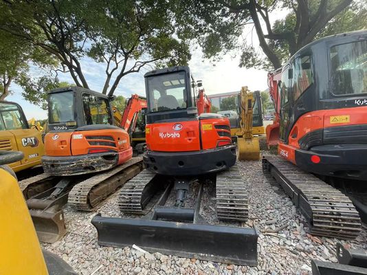 Renk değiştirin Kullanılmış Kubota KX163-5 Mini Crawler Kazı makinesi Mükemmel durumda/ EPA Motoru ve Salıncak Kollu Kubota Kazı makinesi