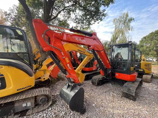 Renk değiştirin Kullanılmış Kubota KX163-5 Mini Crawler Kazı makinesi Mükemmel durumda/ EPA Motoru ve Salıncak Kollu Kubota Kazı makinesi