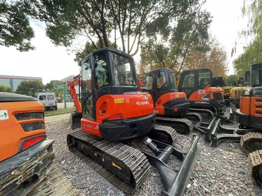 Renk değiştirin Kullanılmış Kubota KX163-5 Mini Crawler Kazı makinesi Mükemmel durumda/ EPA Motoru ve Salıncak Kollu Kubota Kazı makinesi